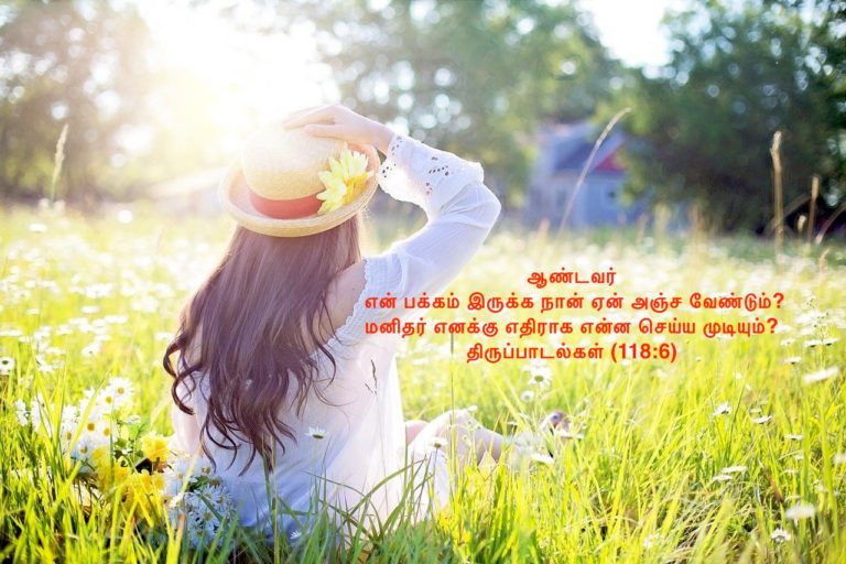 Psalms 118:6 in Tamil