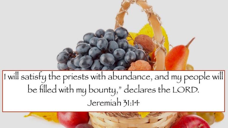 Jeremiah 31:14 Verse in English